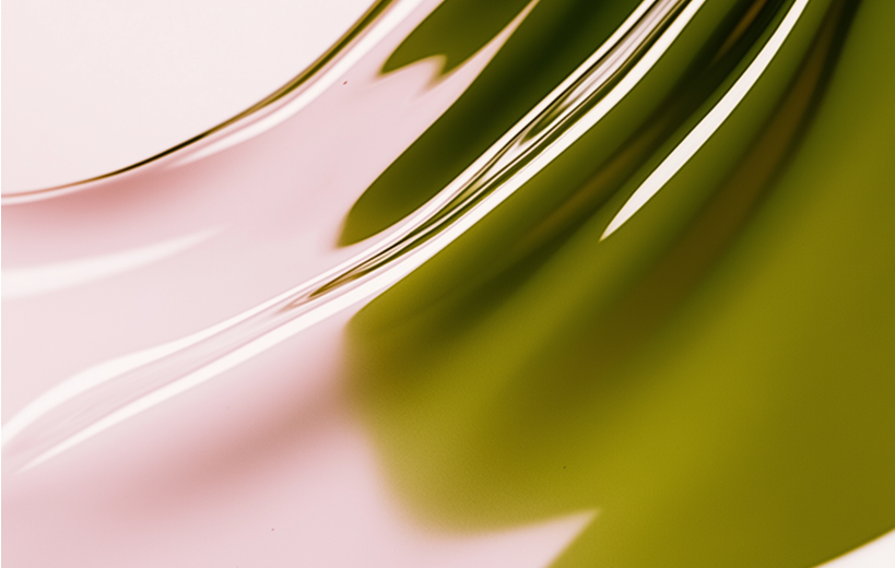 Abstract green and gold blurred for digital marketing article